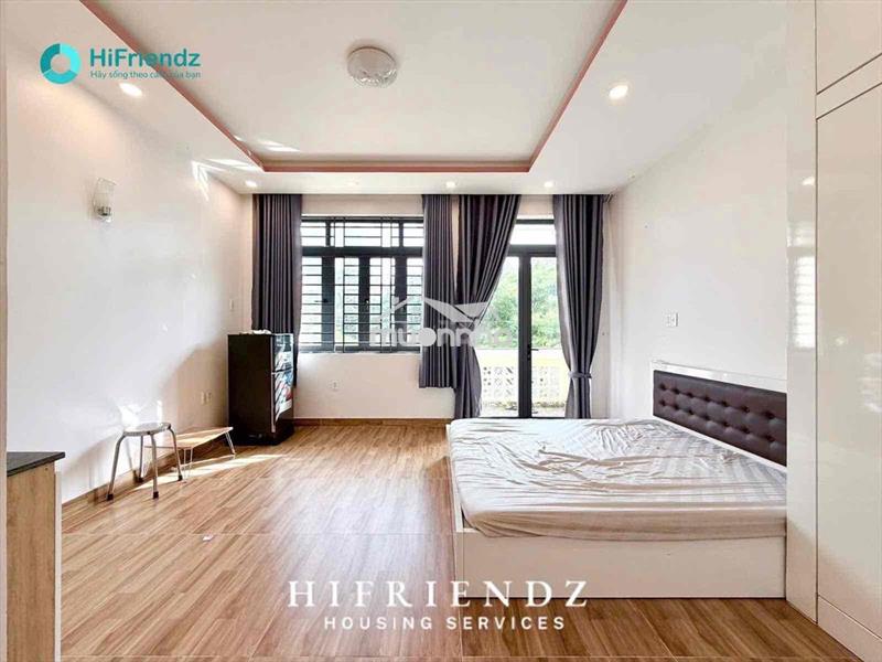 Cho thuê căn hộ ban công - mới toanh - kdc an ninh - thoáng mát