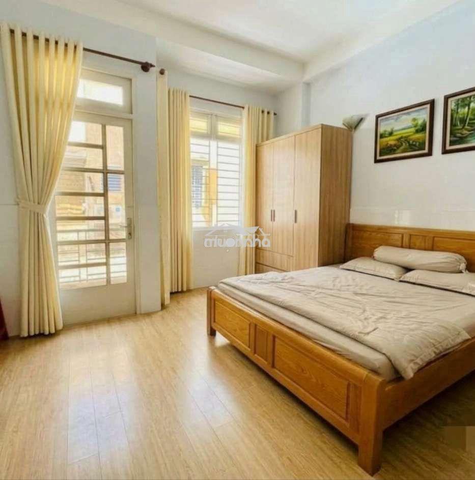 Xe hơi đậu cửa 54m²x4tầng nhà mới - đẹp thông ra lê quang định - Ảnh 4