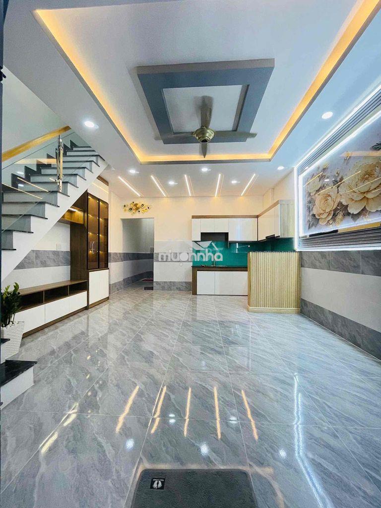 Bán nhà mới xây 5x10 3pn, 2wc hẻm xe hơi