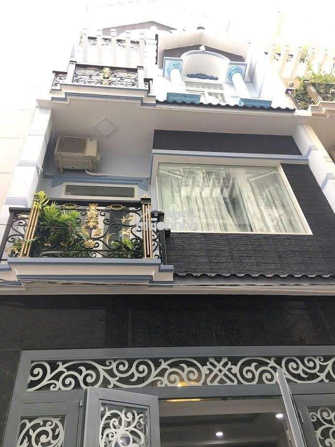 Nhà 1 trệt 3 lầu 4,5x12m 4 phòng hẻm 39 an dương vương