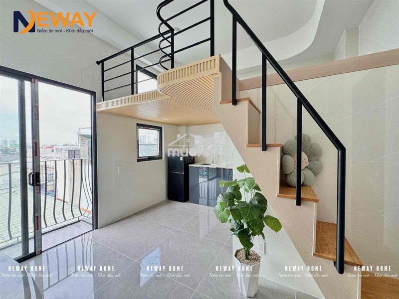 Phòng trọ có gác mới xây - full nội thất | ngay ngã tư bốn xã