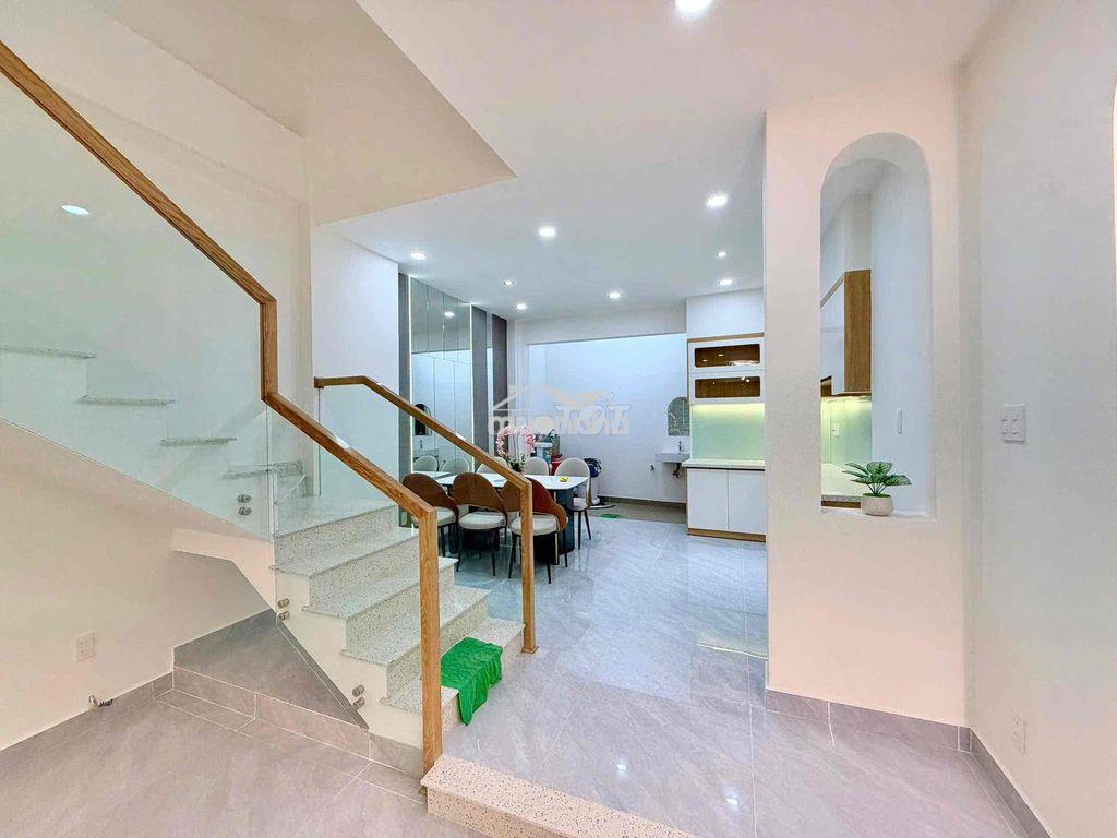 Nhà bán cư xá phú lâm a q6 trệt 2 lầu st đúc btct nhà đẹp full nt - Ảnh 4