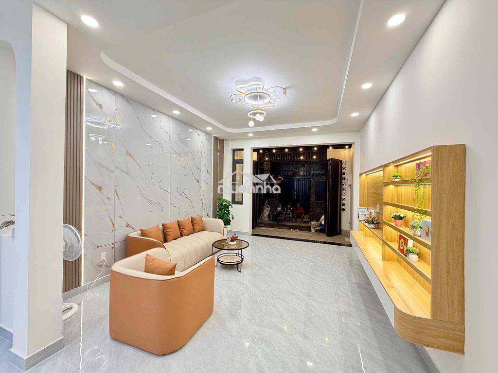 Nhà bán cư xá phú lâm a q6 trệt 2 lầu st đúc btct nhà đẹp full nt - Ảnh 2