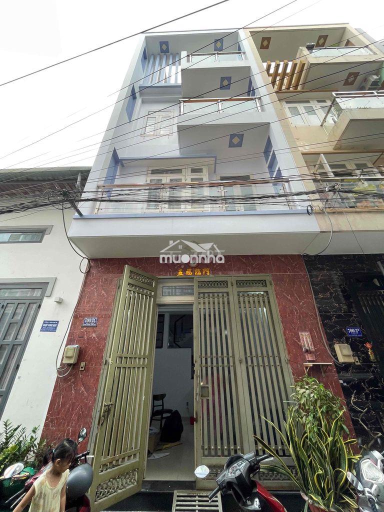 Nhà hẻm 5m đường tỉnh lộ 10, 4,5x12m, 3.5 tấm, 4pn , 12 triệu