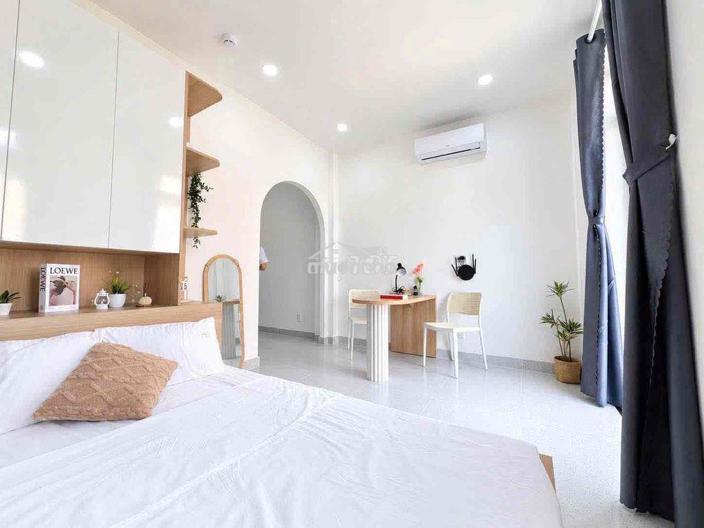 Cho thuê căn studio ban công tách bếp full nội thất gần vlu cs3 - Ảnh 2