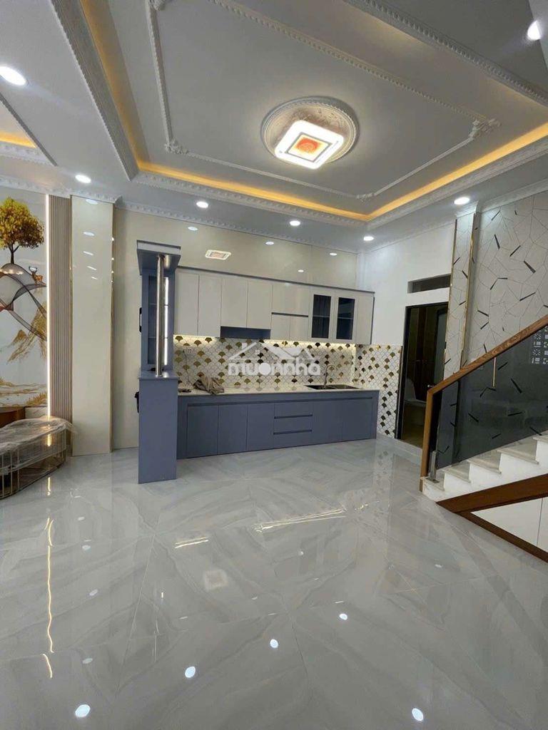 Nhà gần vòng xoay phú lâm, gần mặt tiền đường, nhà 3 tầng, dt: 50m². - Ảnh 3